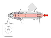 Subaru PZEV Fuel injectors